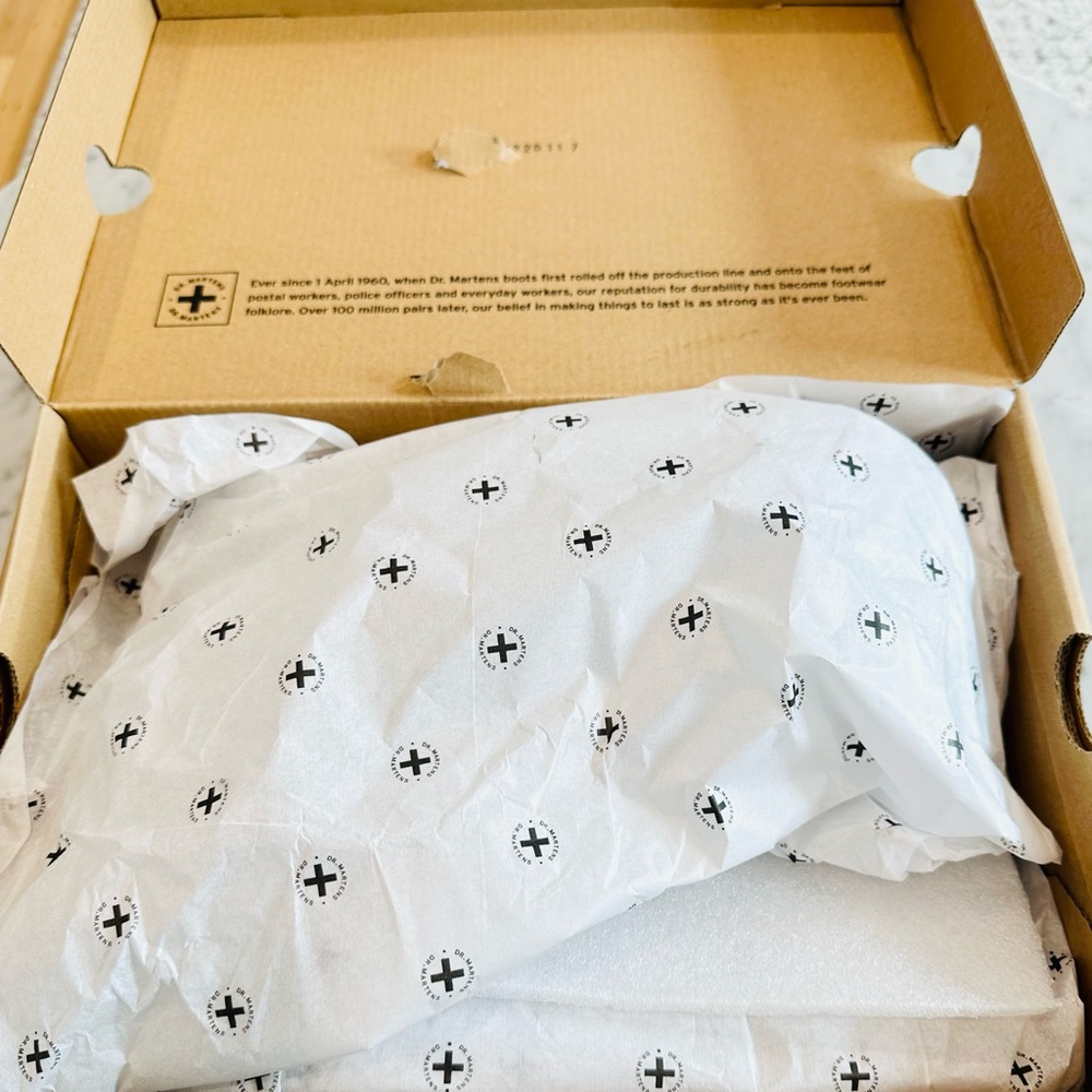 Dr. Martens 1460 PASCAL CONFETTI SUEDE LACE UP BOOTS - Picture 8 of 10